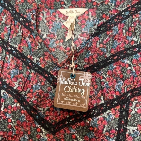 NWT Matilda Jane Carol  Chiffon Peasant Blouse - Picture 6 of 7